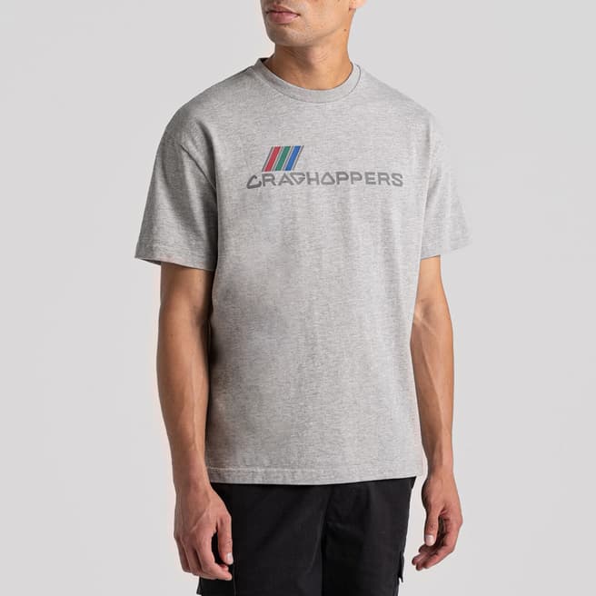 Craghoppers Grey Crosby Short Sleeved T-Shirt