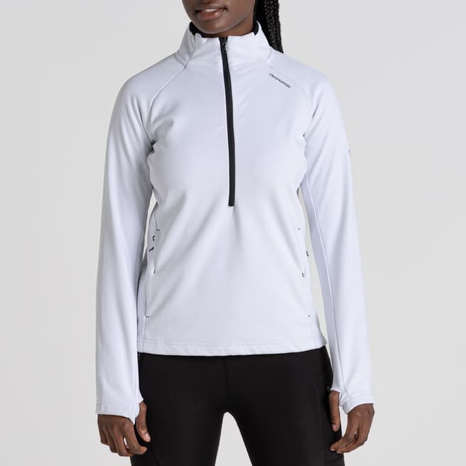 Craghoppers White Dynamic Pro Half Zip