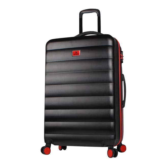 MyValice Black Large Suitcase