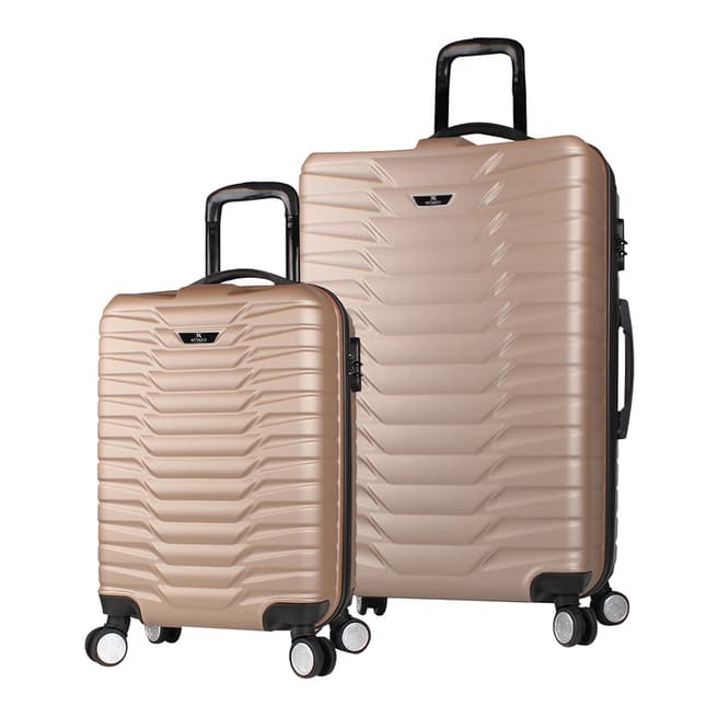 MyValice Gold Cabin & Large Suitcase Set
