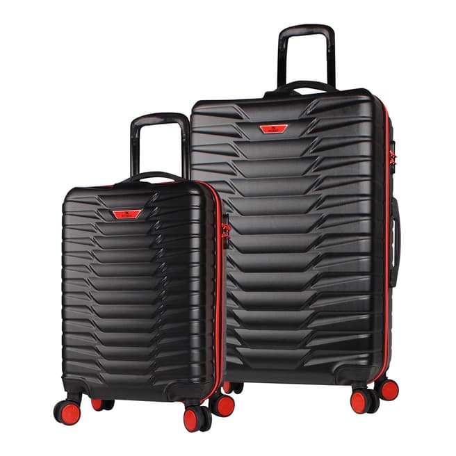 MyValice Black Cabin & Large Suitcase Set