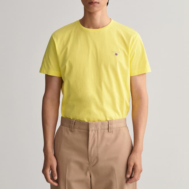 Gant Yellow Short Sleeve T-Shirt