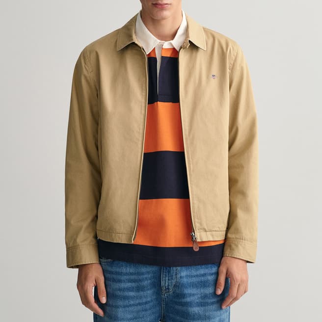 Gant Beige Cotton Windcheater Jacket