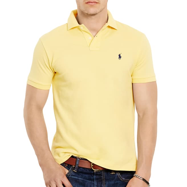 Polo Ralph Lauren Yellow Classic Cotton Logo Polo Shirt