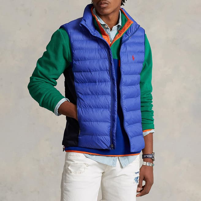 Polo Ralph Lauren Blue Quilted Packable Gilet