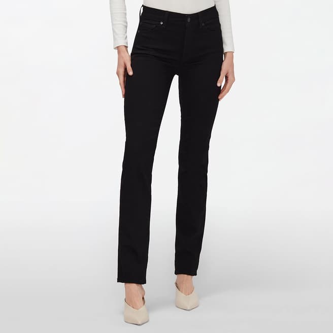 7 For All Mankind Black Roxanne Slim Stretch Jeans