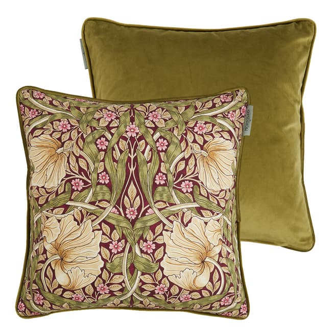 Morris & Co Pimpernel 43x43cm Cushion, Aubergine