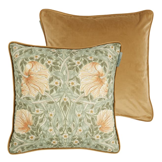 Morris & Co Pimpernel 43x43cm Cushion, Bayleaf