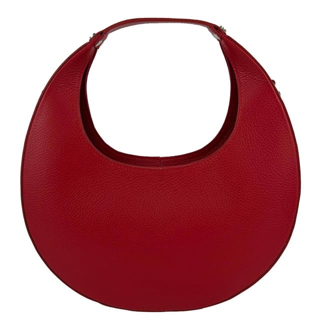 Bella Blanco Red Leather Bag