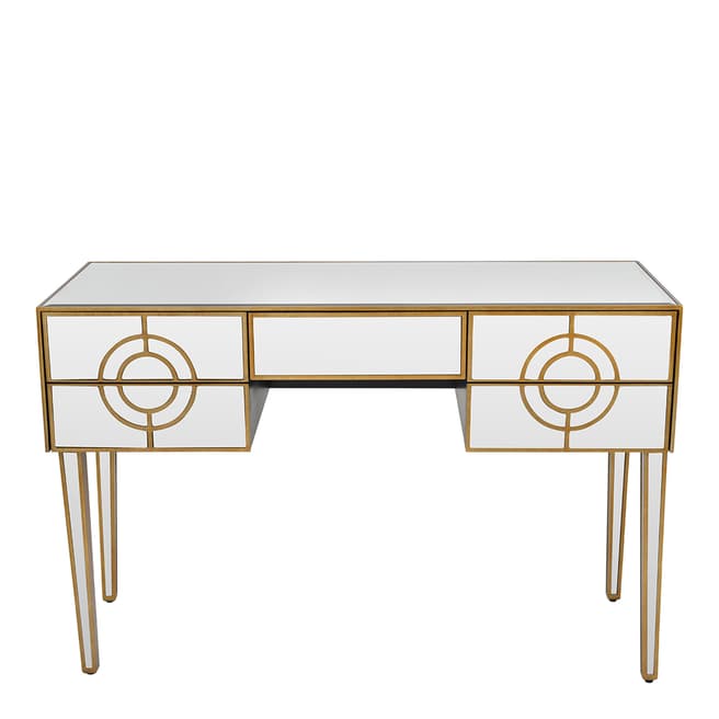 The Libra Company Claridge Circle Link 5 Drawer Dressing Table