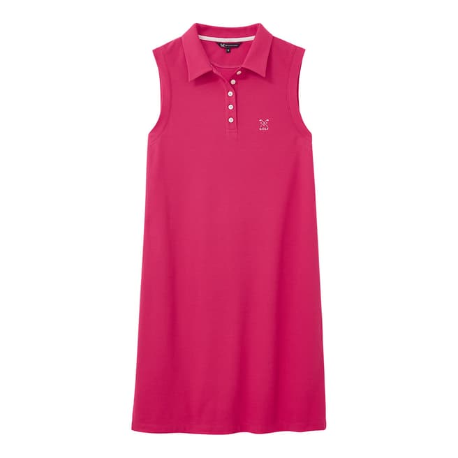 Crew Clothing Pink Sleeveless Golf Dress