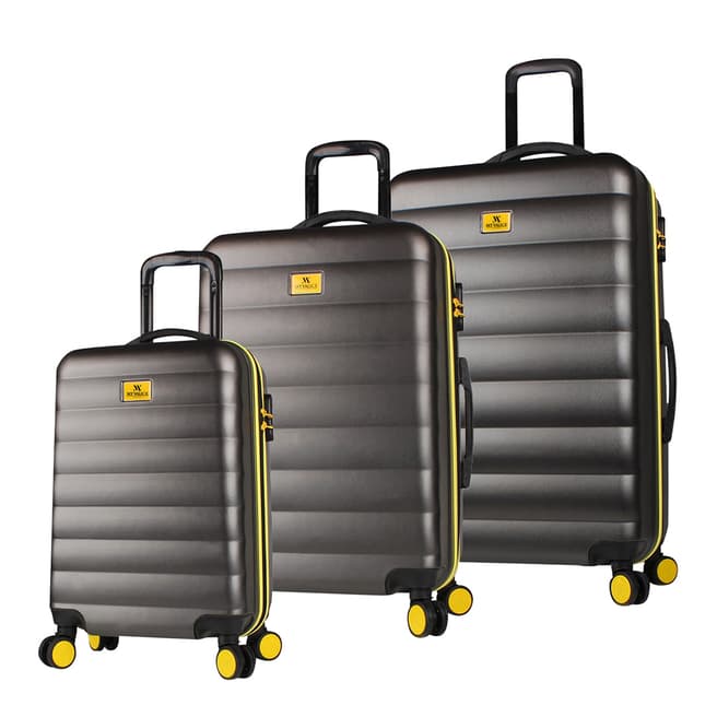 MyValice Anthracite Suitcase Set