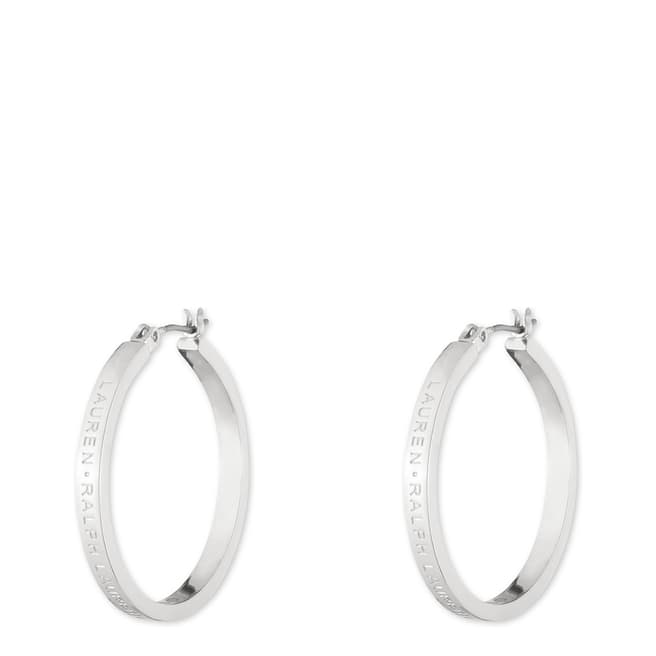 Ralph Lauren Silver Hoop Earrings