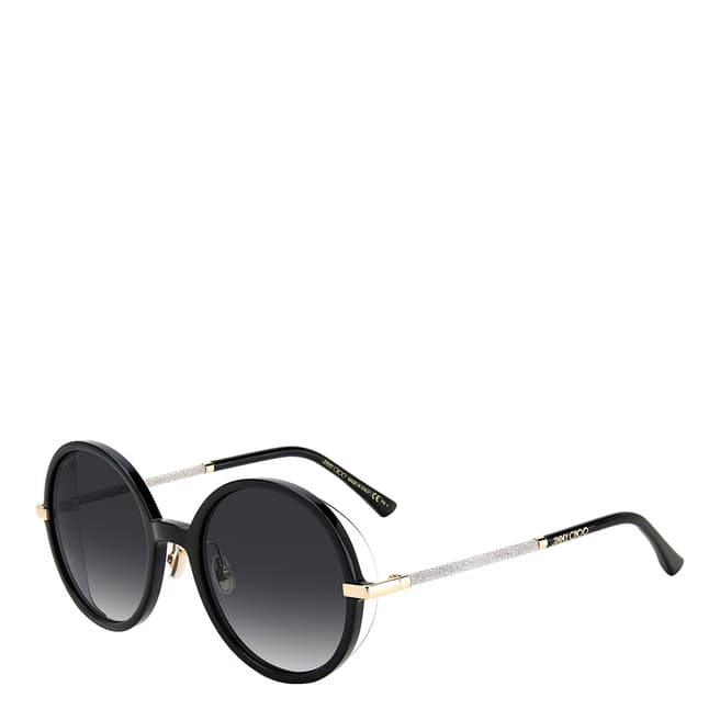 Jimmy Choo Black Round Sunglasses