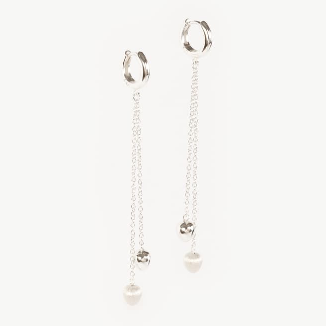 Augusta & George Silver Linear Earrings