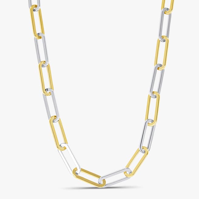 Augusta & George Two-Tone Two-Tone Collar Link Necklace