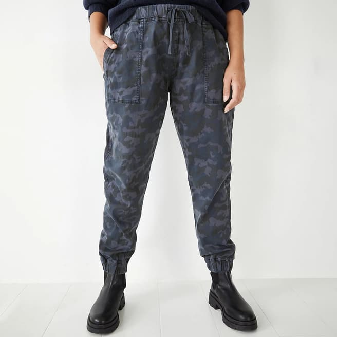 hush Navy Emery Tapered Joggers