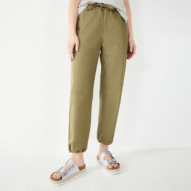 hush Olive Combat Stretch Trousers