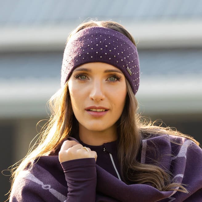 LeMieux Dark Purple Sparkle Headband