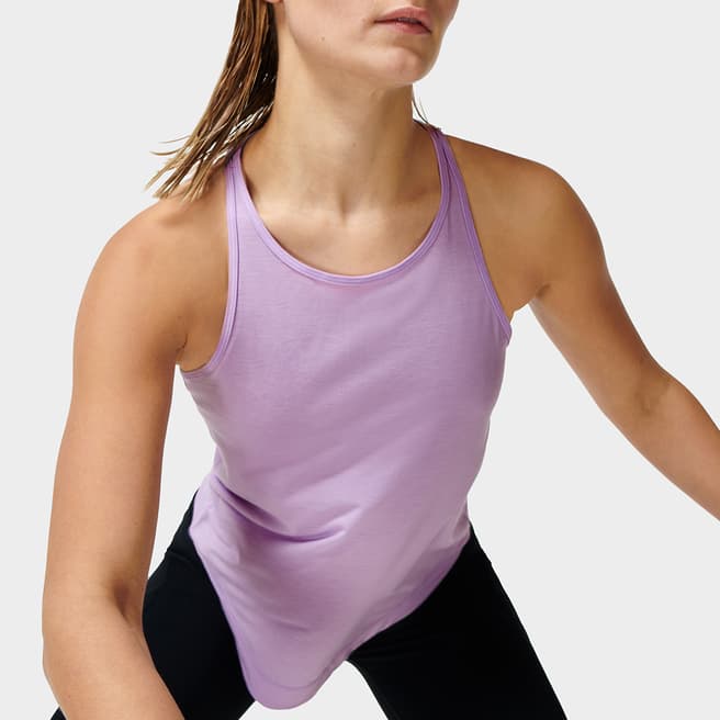 Sweaty Betty Purple Breathe Easy Run Tank Top