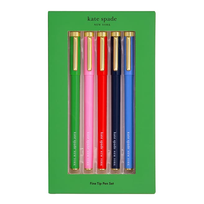 Kate Spade Fine Tip Pen Set, Colour block