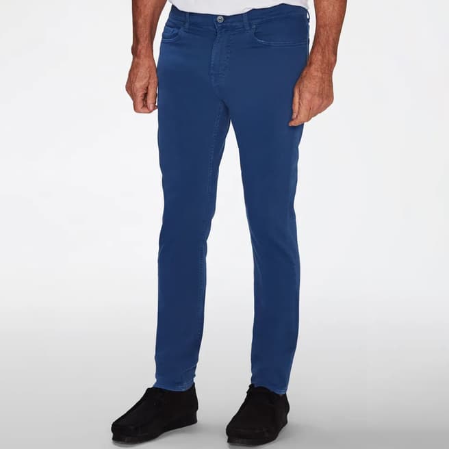 7 For All Mankind Blue Paxtyn Stretch Jeans