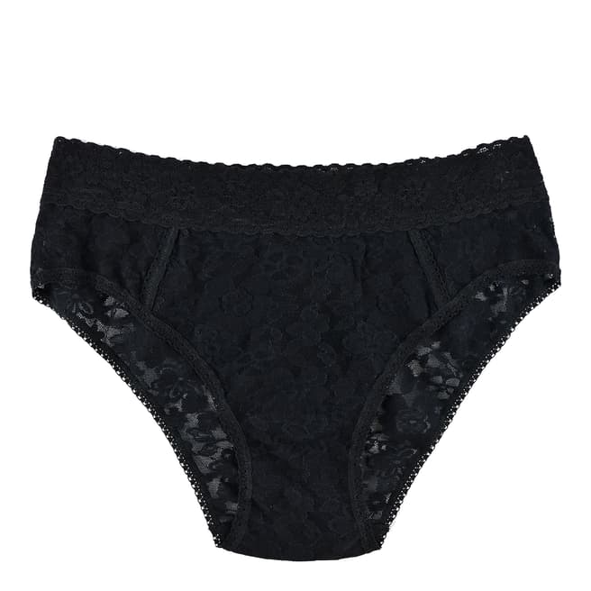 Hanky Panky Black Daily Lace Cheeky Brief