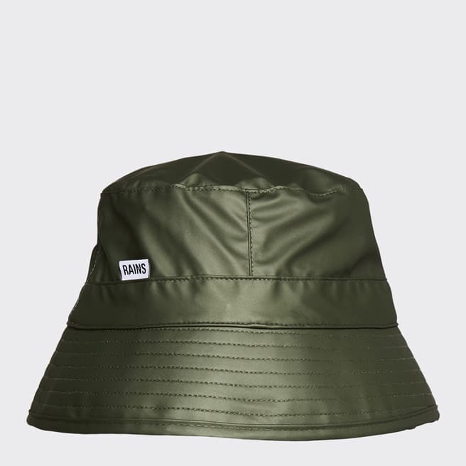 RAINS Evergreen Unisex Weather Resist Bucket Hat