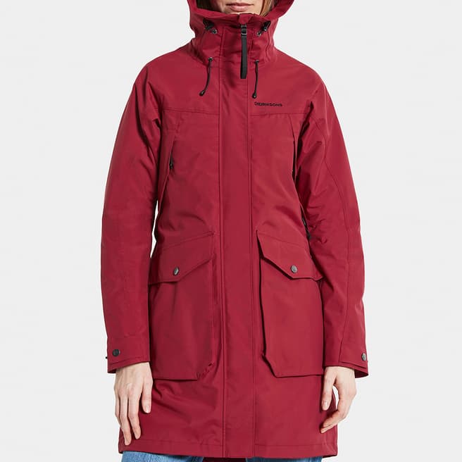 Didriksons Red Thelma Waterproof Parka