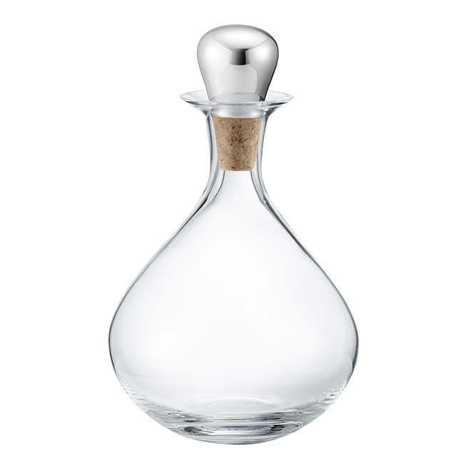 Georg Jensen Sky Liquor Decanter with Stainless Steel Topper 145cl