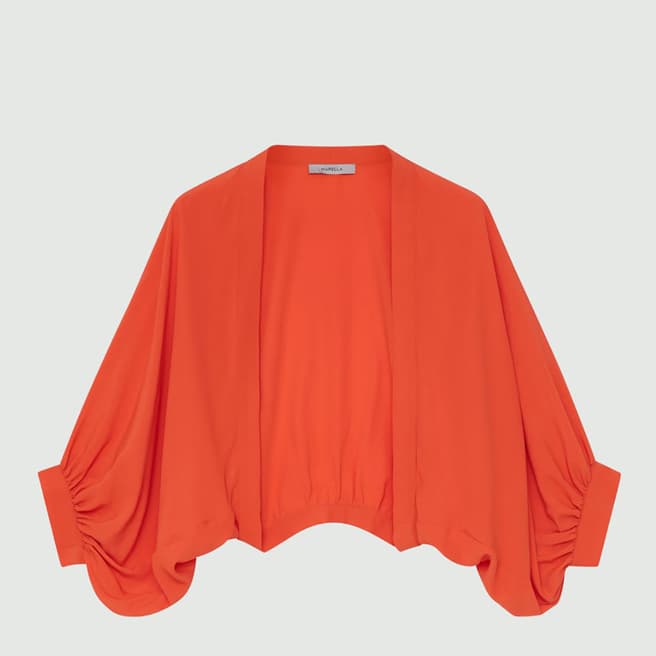 Marella Orange Jacopo Silk Blend Jacket
