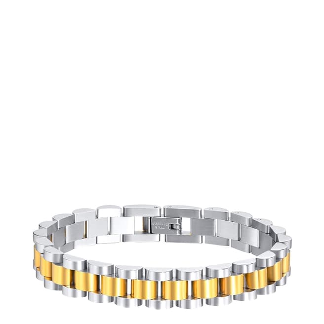 Stephen Oliver 18K Gold & Silver Link Bracelet