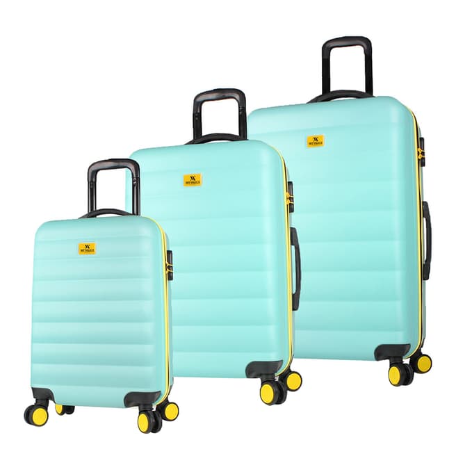 MyValice Mint Suitcase Set (3 Pieces)