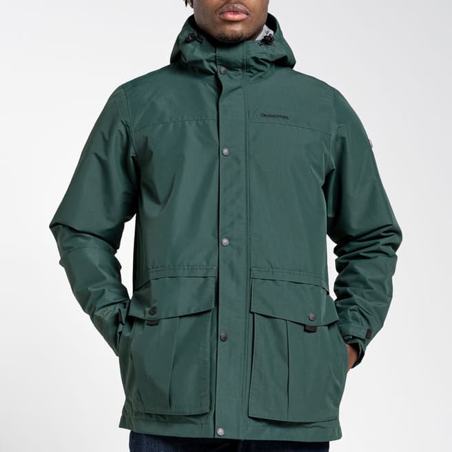 Craghoppers Green Waterproof Dylan Jacket