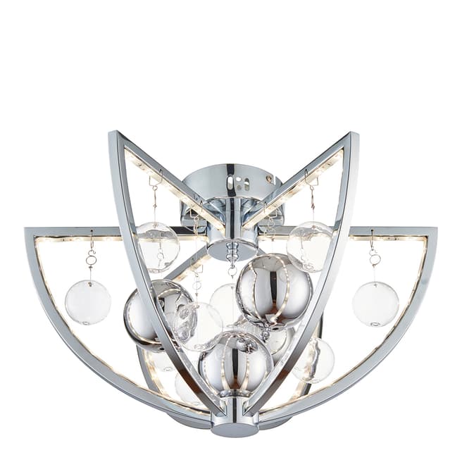 Gallery Living Keycol Ceiling Lamp Chrome