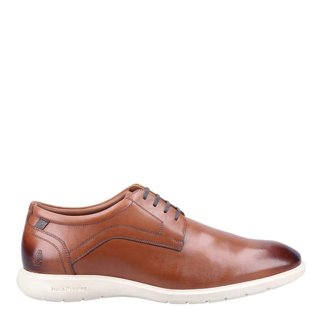 Hush Puppies Tan Amos Leather Formal Shoes