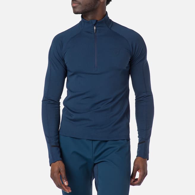 Rossignol Navy SKPR Half Zip Midlayer