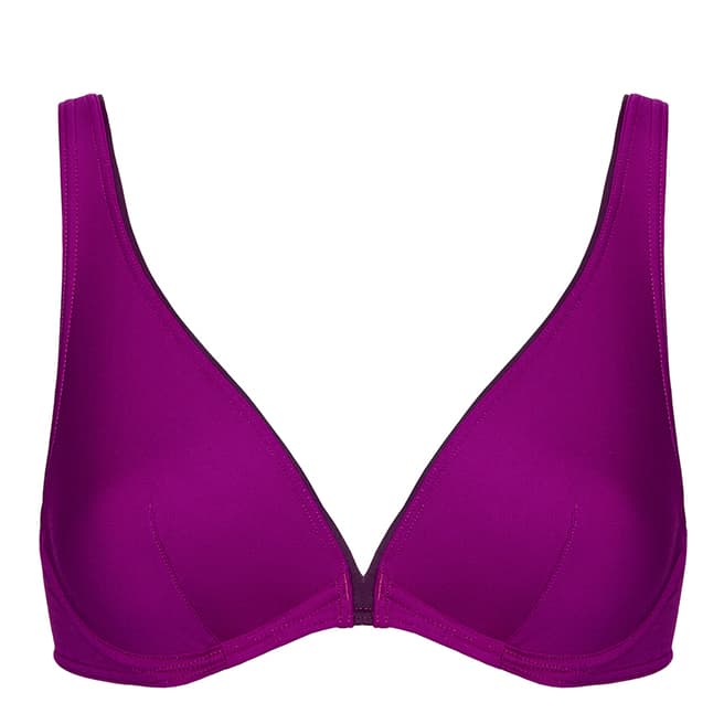 Simone Perele Purple Triangle T-Shirt Bra