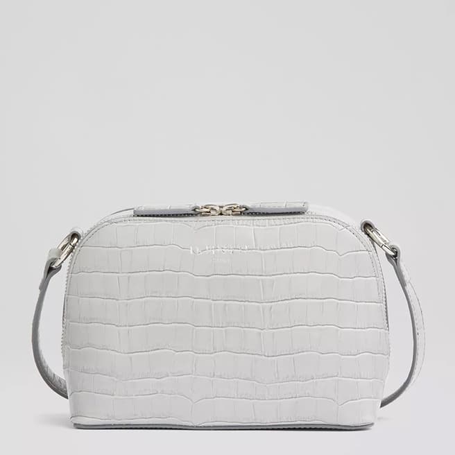 L K Bennett Grey Hudson Shoulder Bag