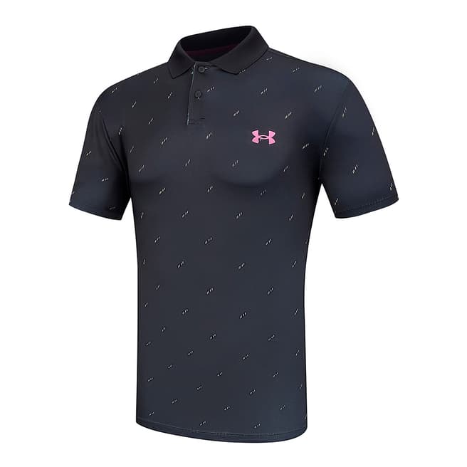 Under Armour Black Under Armour Performance 3.0 Deuces Polo Shirt