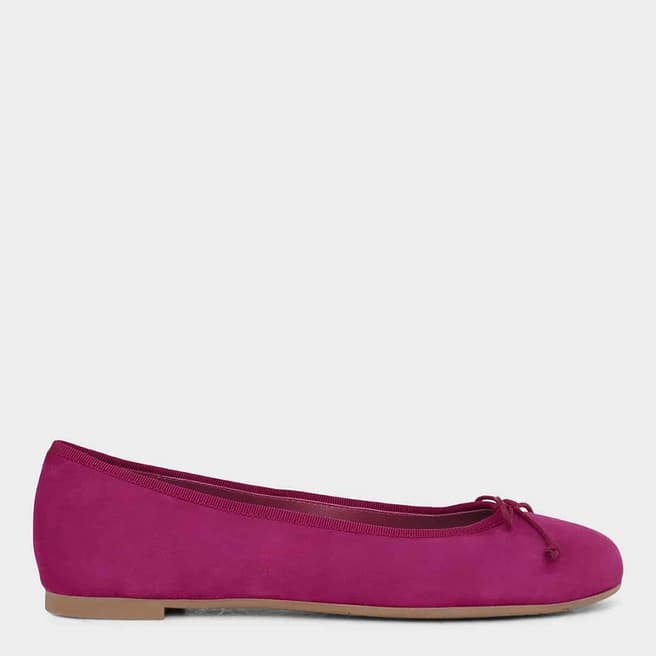 Hobbs London Purple Flo Ballerina Pumps