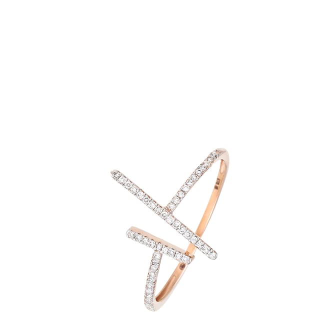 MUSE Ã¢â‚¬Å“Asymmetrical ParallelÃ¢â‚¬Â Ring D0.1Ct/50