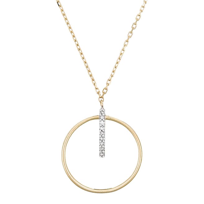 MUSE Prodigious Circle Diamond Necklace