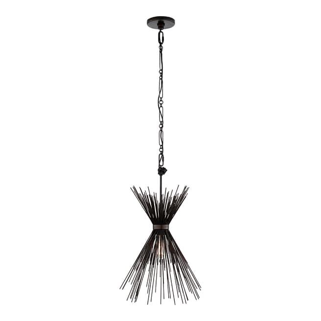 Kelly Wearstler for Visual Comfort & Co. Strada Small Chandelier in Aged Iron