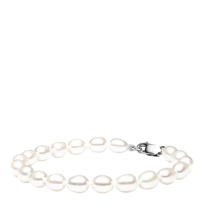 Mia Bellucci White Freshwater Pearl Bracelet