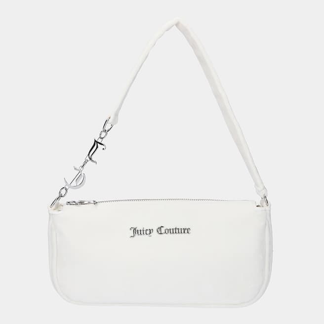 Juicy Couture Sugar Swizzle Diamante Velour Shoulder Bag