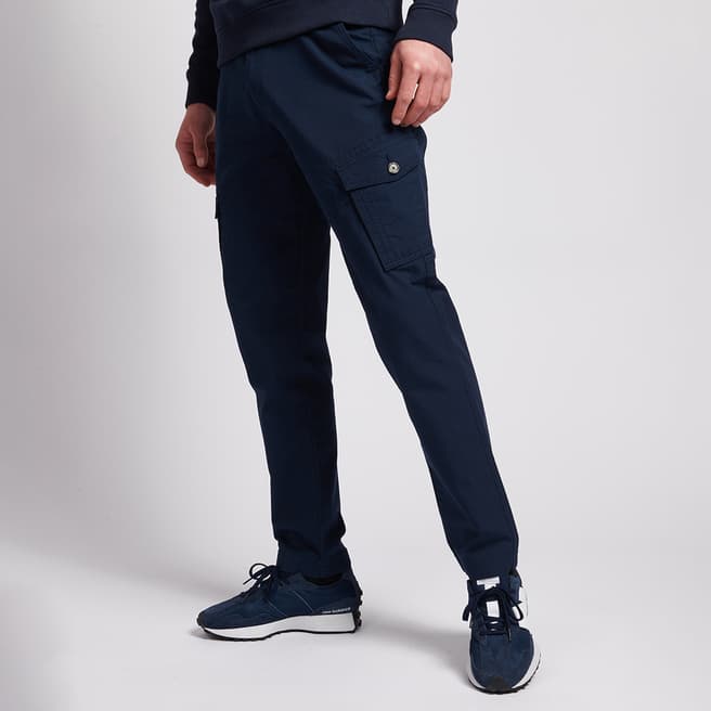 U.S. Polo Assn. Navy Cotton Cargo Trousers