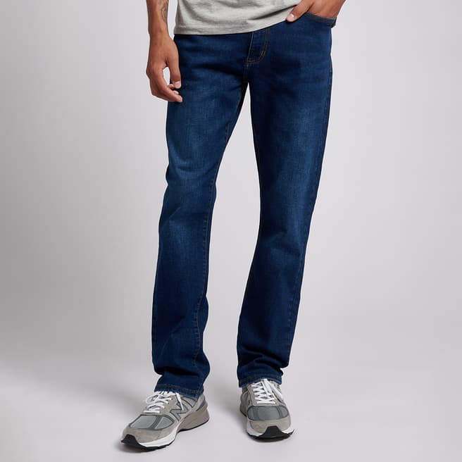 U.S. Polo Assn. Blue Straight Relaxed Stretch Jeans