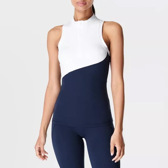 Sweaty Betty Blue  Power Grand Slam Tennis Tank Top