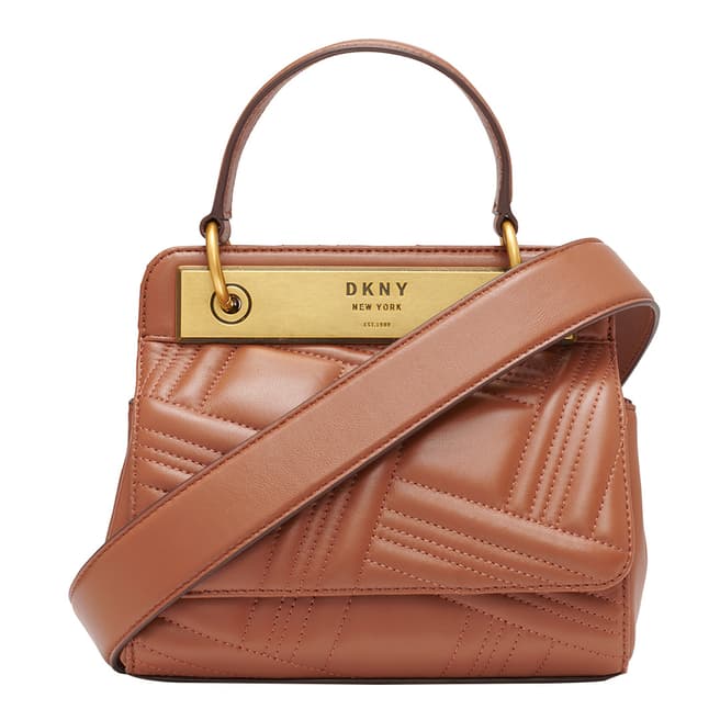 DKNY Caramel Cooper Small Satchel Bag